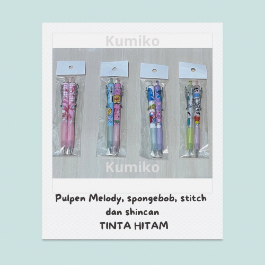 

Pena gel pulpen gel mekanik karakter fancy lucu