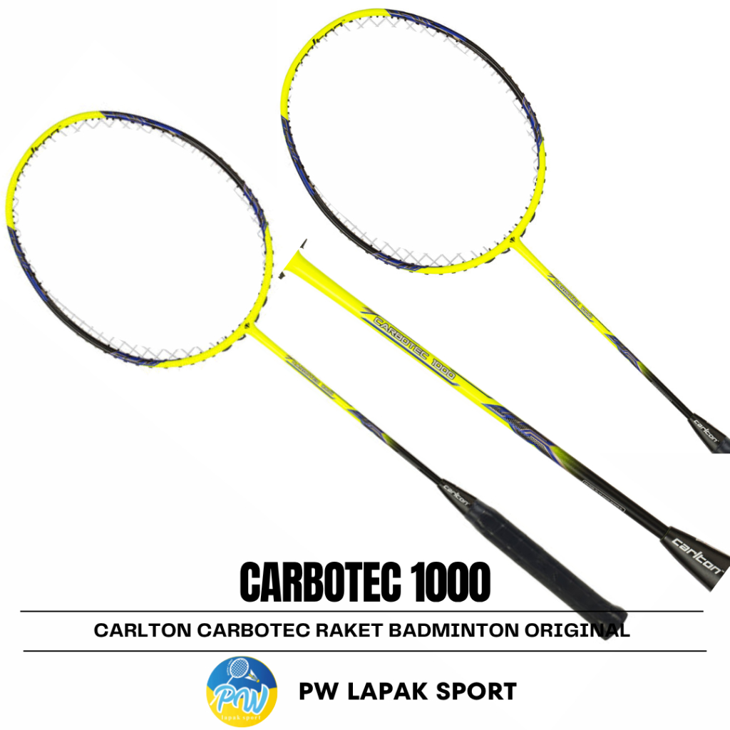 Carlton Carbotec Raket Badminton Original CARLTON CARBOTEC 1000
