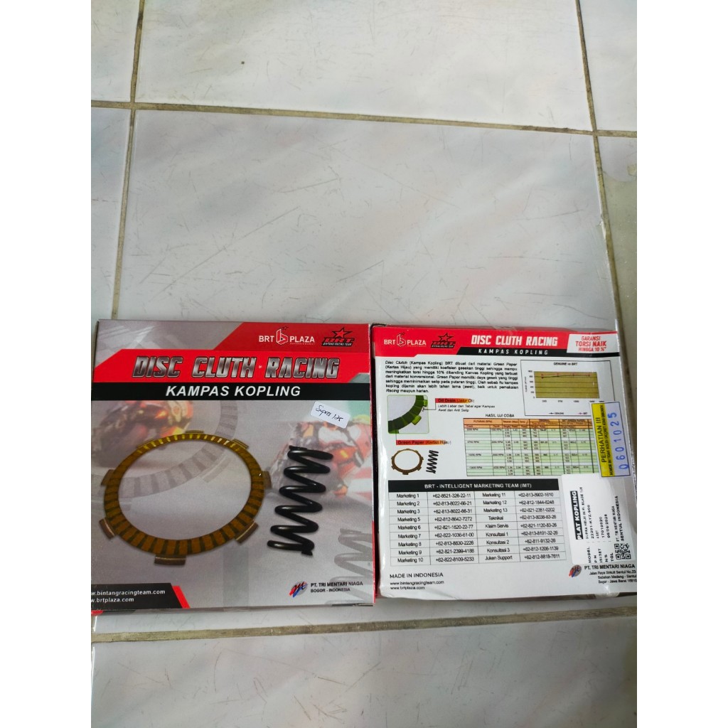 Kampas Kopling BRT Supra 125