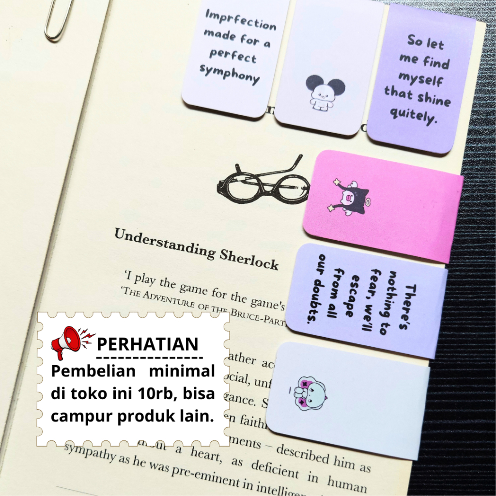 

Magnetik bookmark/ pembatas buku magnetik Xdinary Heroes Monsters version