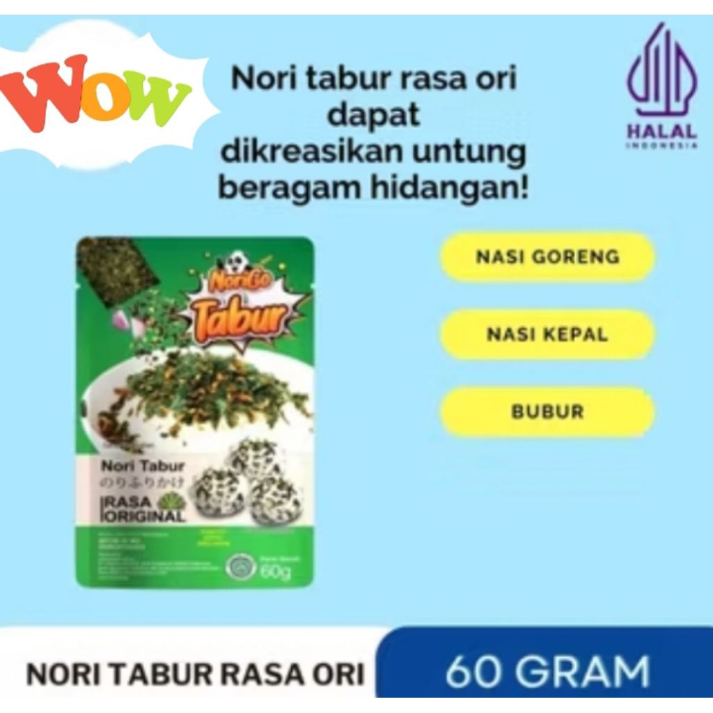 

JAVA SUPER FOOD NORI TABUR ORIGINAL 60GR