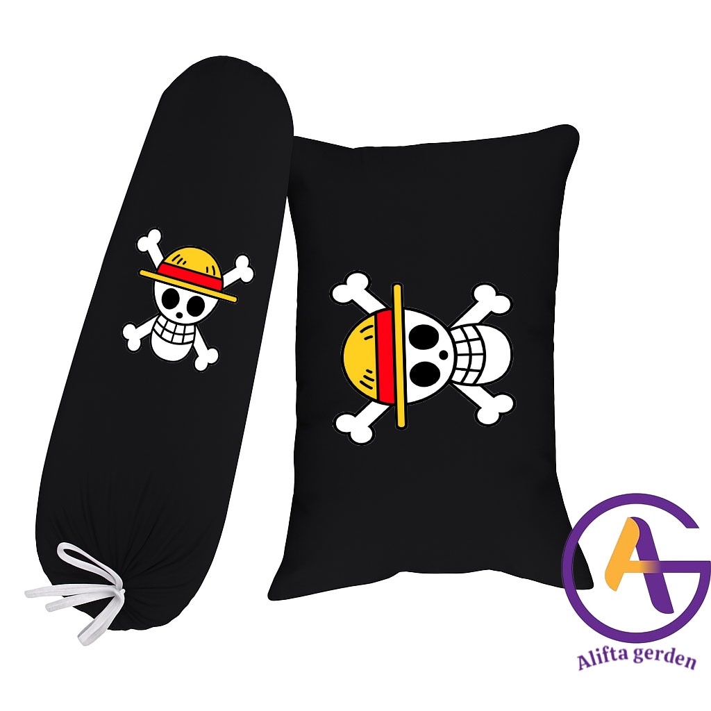 seset sarung bantal dan sarung guling moti one piece yang lagi viral