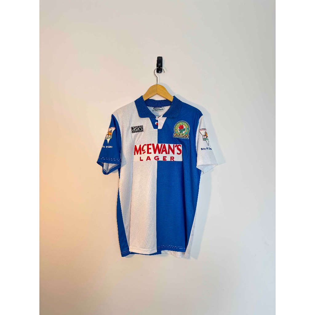 Jersey Retro Rare Blackburn Rovers Home 1995/1996 – SHEARER 9
