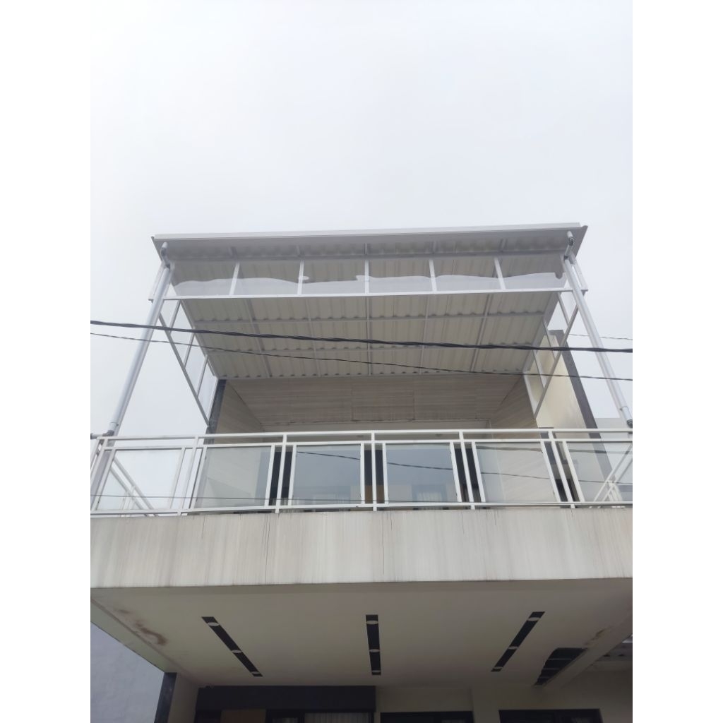 kanopi bajaringan/kanopi besi hollow, alderon twinwall/alderon double, TERMURAH,BERGARANSI dan GRATI