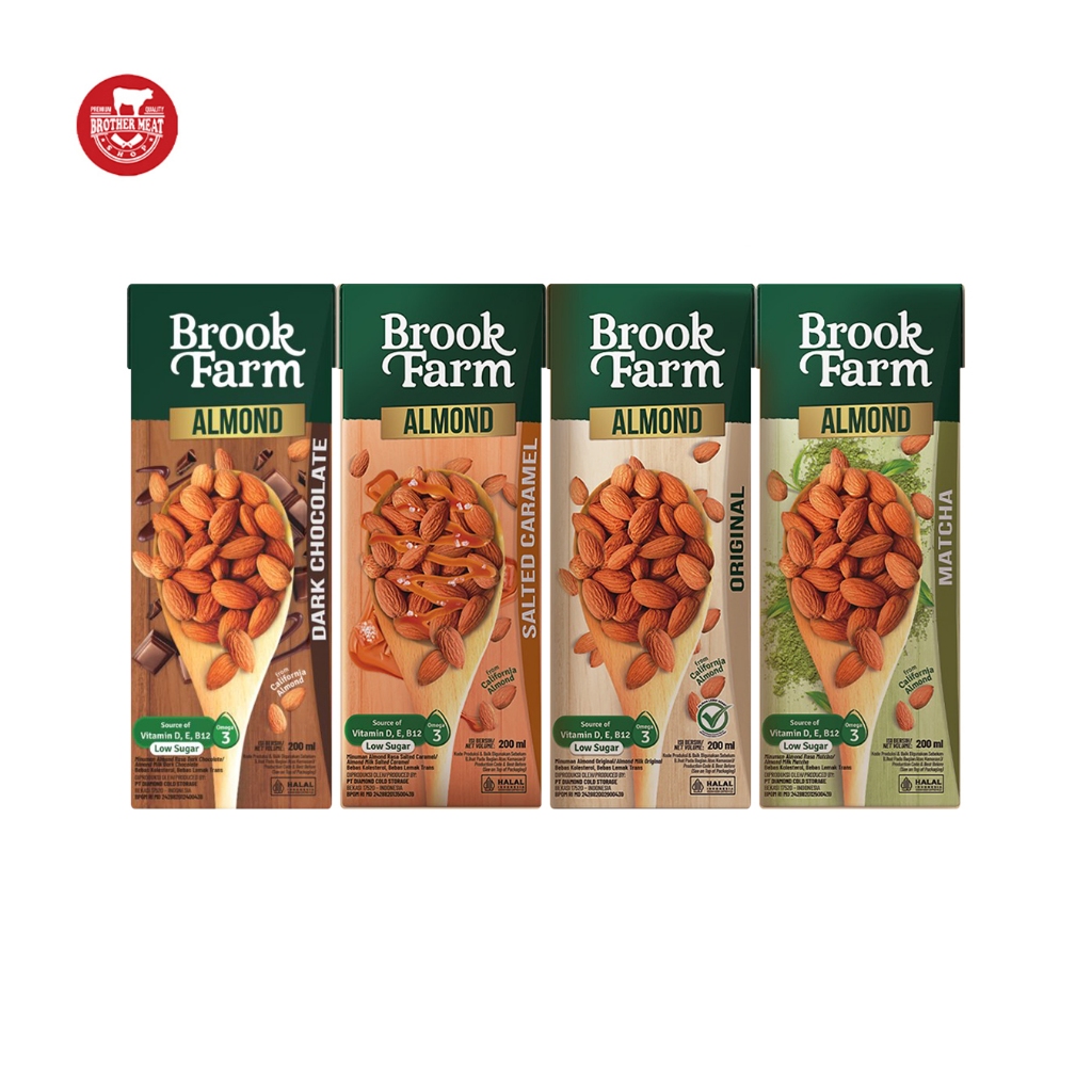 

BrookFarm Susu UHT Almond 200ml - Brothermeatshop