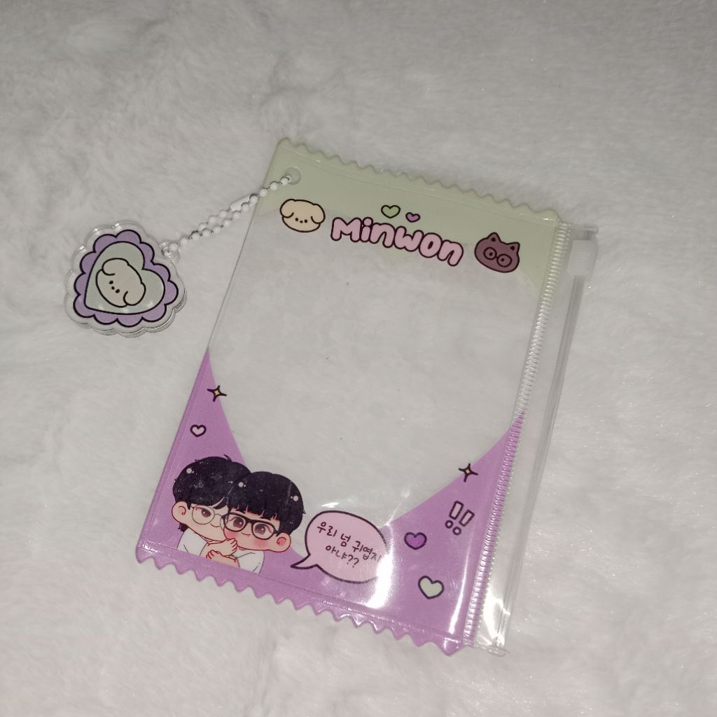 preloved card holder pvc minwon