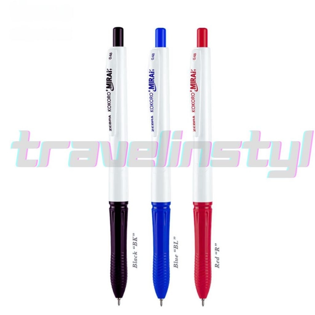 

Pulpen Gel Zebra Mirai Kokoro 0.48mm | Tinta Gel Lancar Anti Macet | Tulisan Rapi Estetik / Retractable Gel Pen Super Smooth