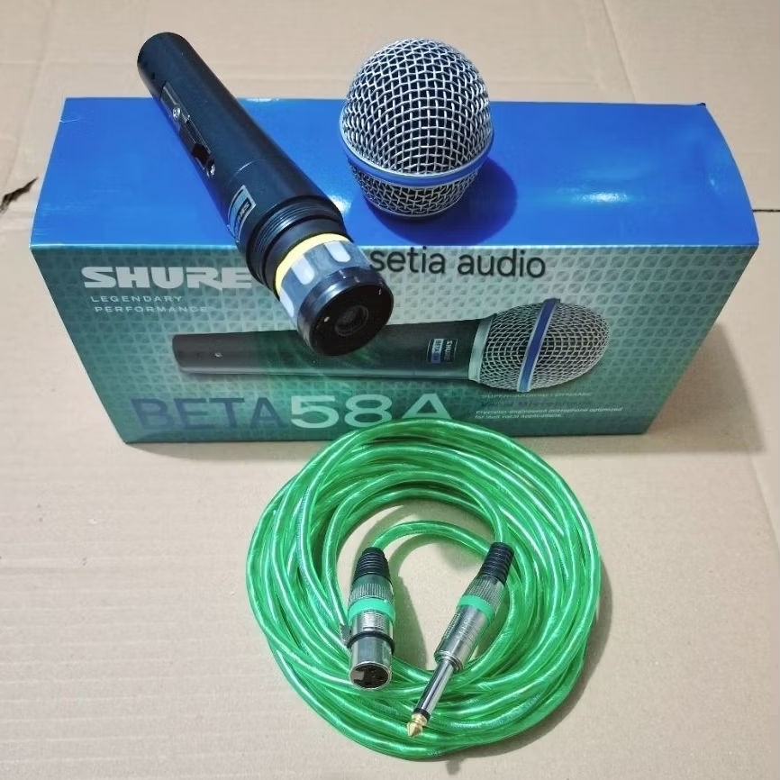 Siap pakai Mik Mic Microphone sure panjang kabel 5 10 15 20 METER
