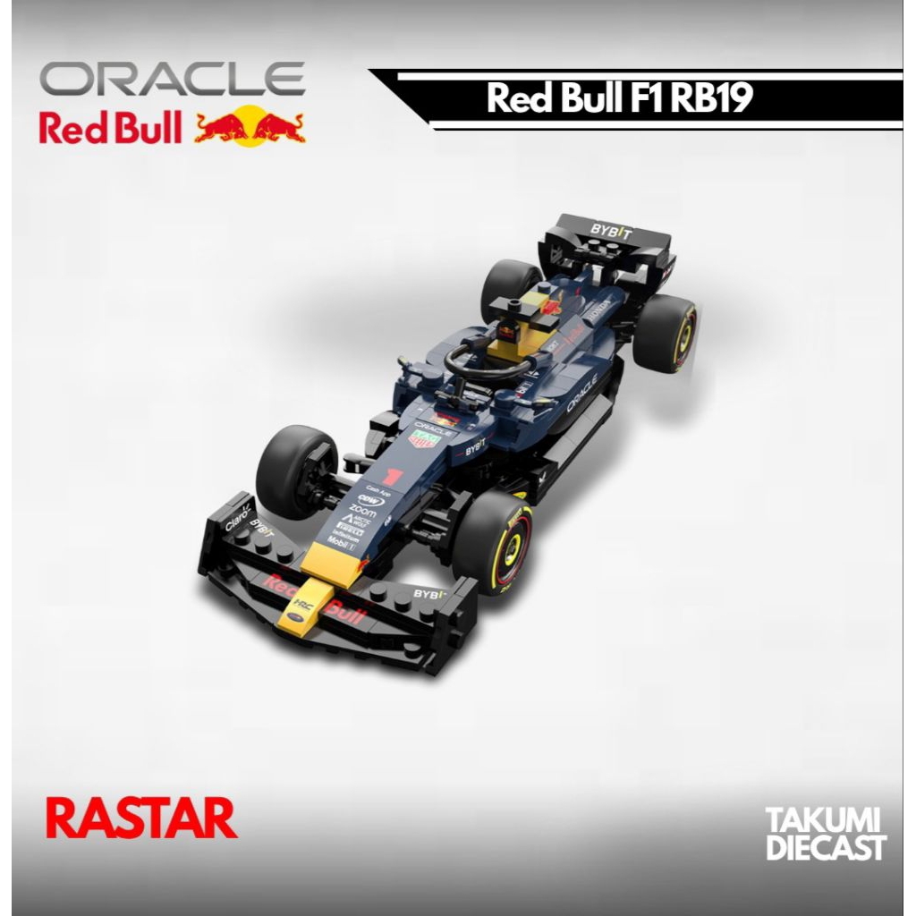 RASTAR ORACLE RED BULL F1 RB19-F1-Bricks-Building kit-Diecast