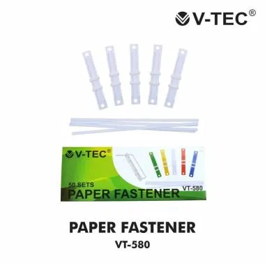 

V-tec Acco Paper Fastener VT 580 / 960 isi 50 pcs Warna / Putih