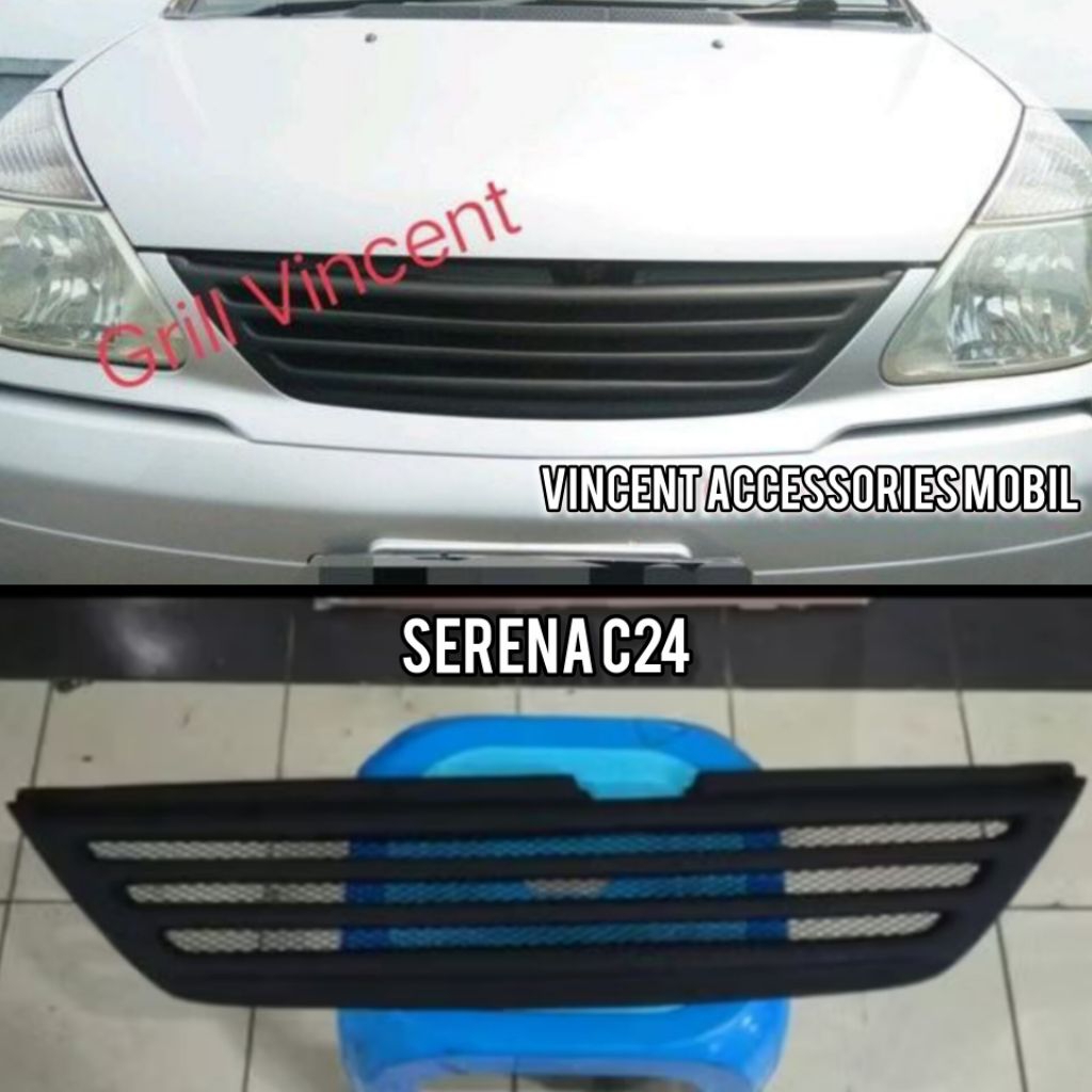 Grill Nissan Serena C24 CT HWS Non Autech model Garis Elegant