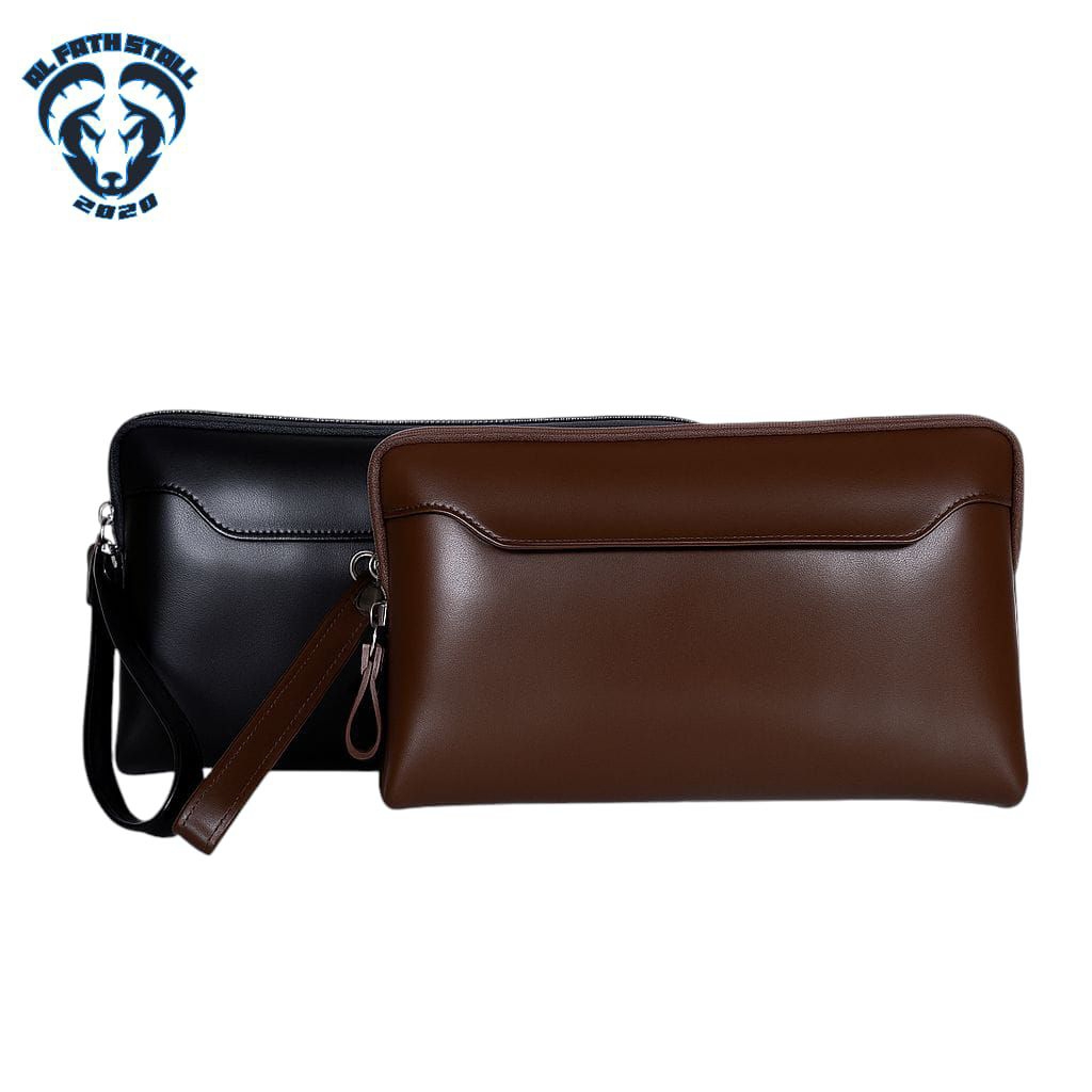 Tas Hand Bag Pria Kulit Asli Garut Original Tas Tangan Kulit Asli Simpel Dan Elegan