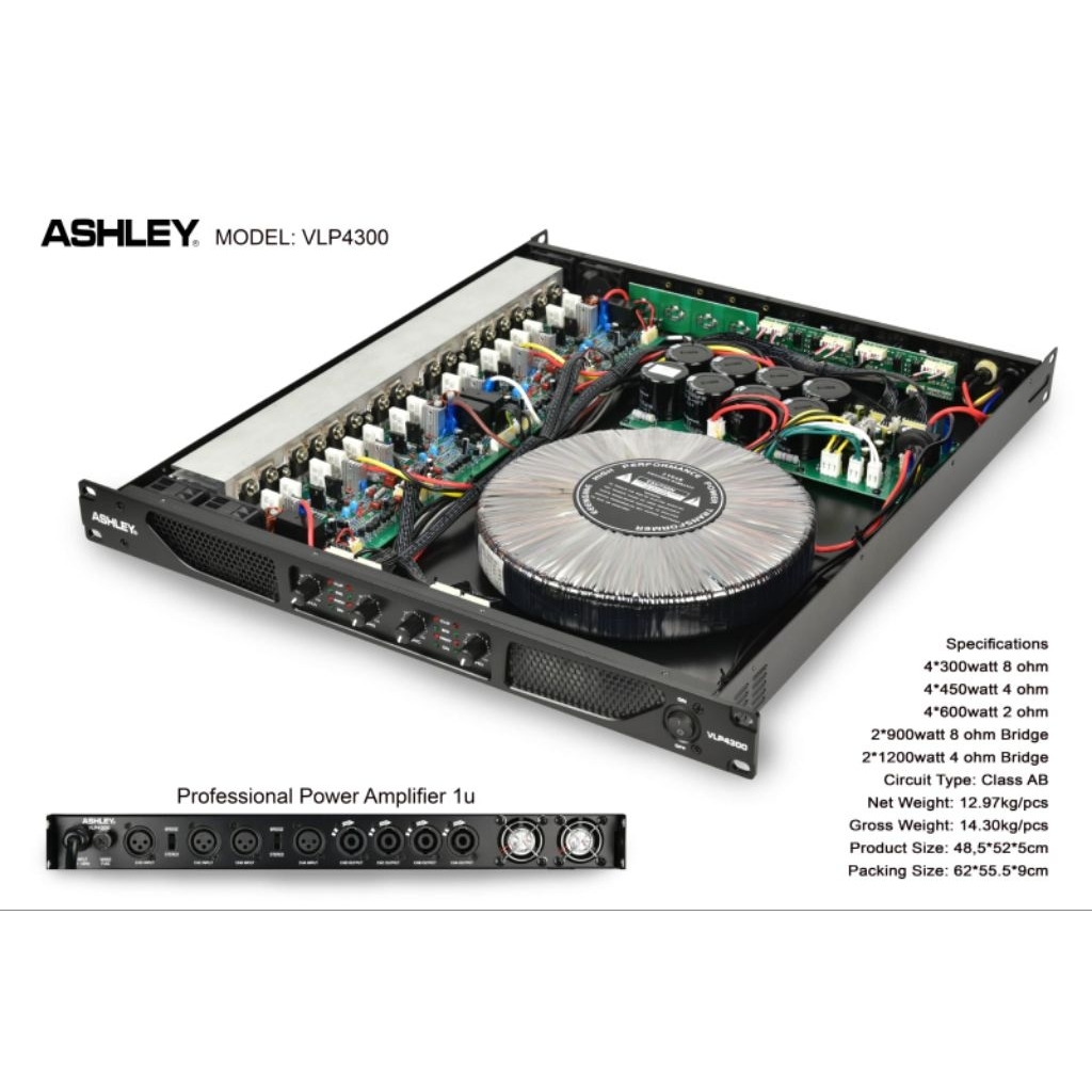 ashley power 4ch VLP4300