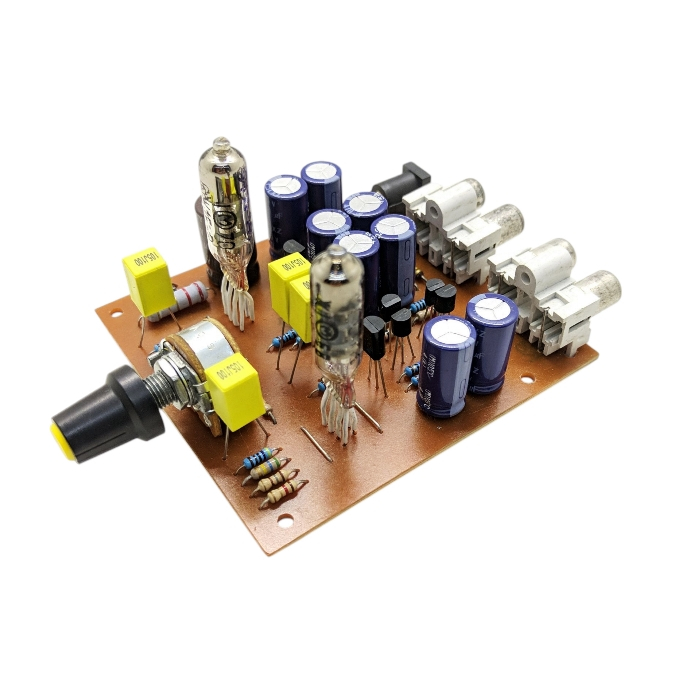 Kit preamp tabung tube 6J1B stereo line stage pre amplifier 6J1