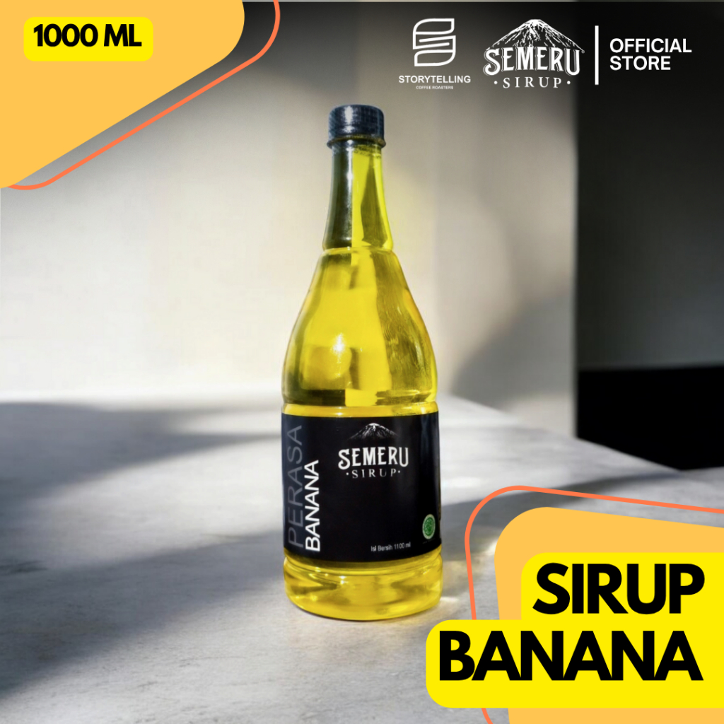 

Sirup Banana Semeru Syrup 1000 ml / 1 liter