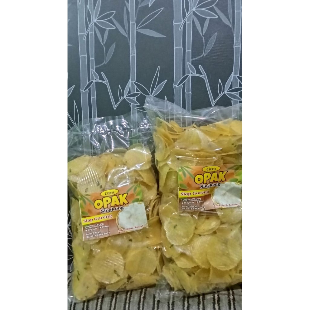 

Opak singkong mentah 500gram siap masak