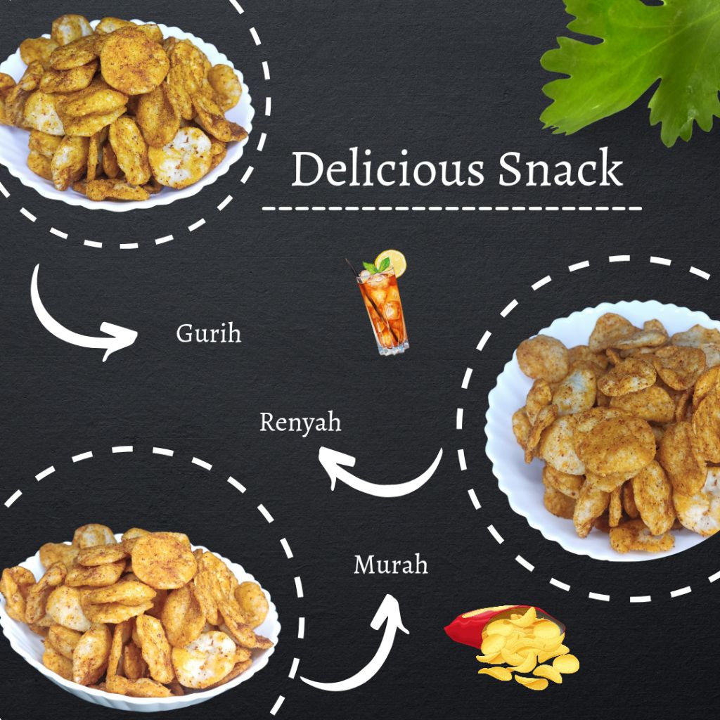 

Moring YY 250gr, 500g (Original, Keju, Pedas) Rasanya enak,gurih renyah, dijamin ngerekes.