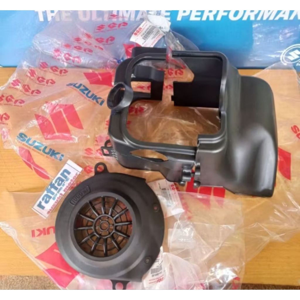 tutup cover head mesin kanan kiri+ tutup kipas suzuki spin 125 skydrive original