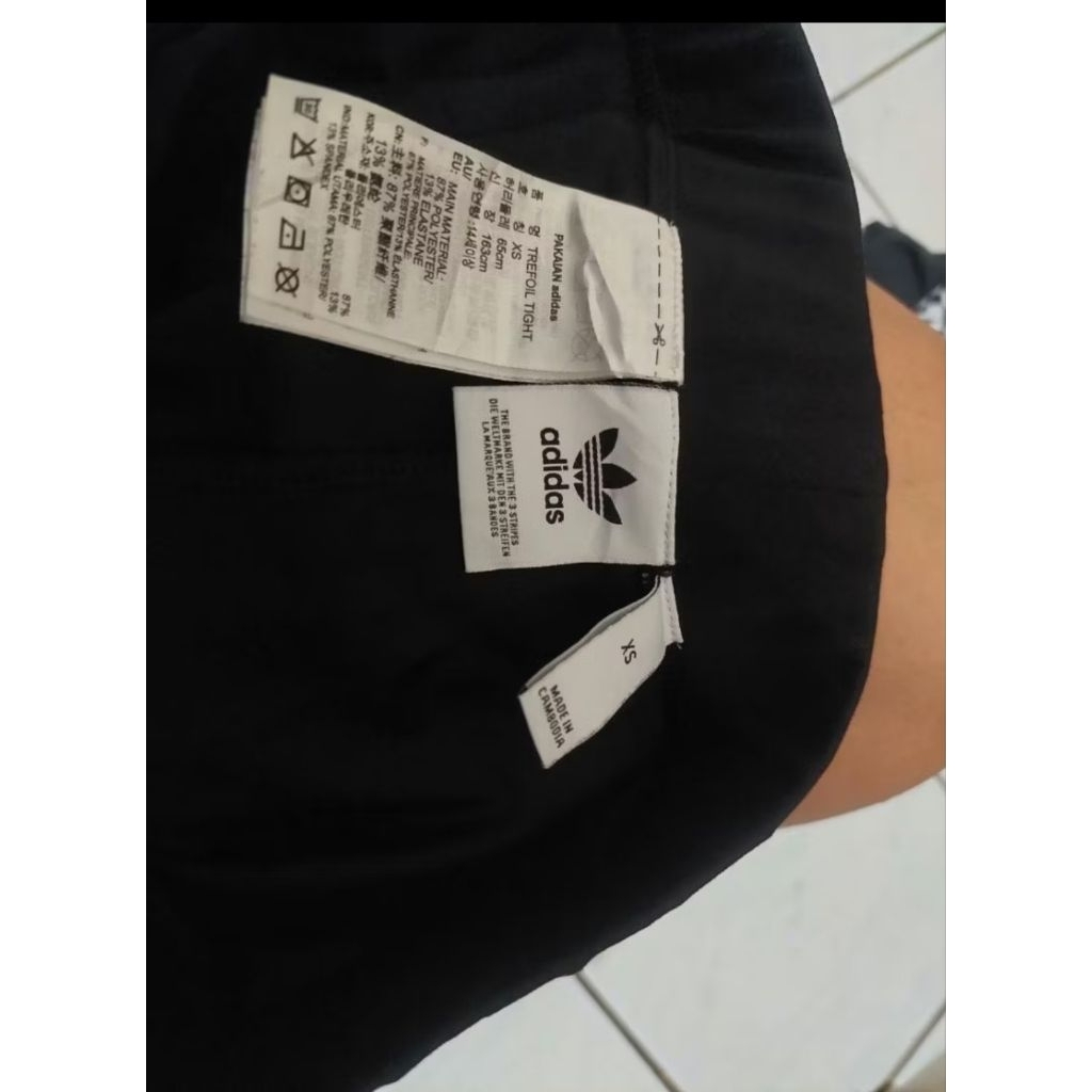 celana Legging Adidas trefoil Tight running gym jogging preloved