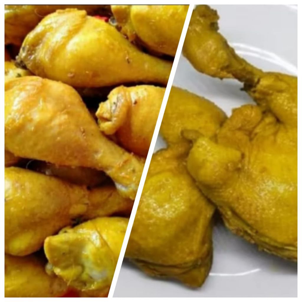 

Ayam ungkep bumbu kuning paha
