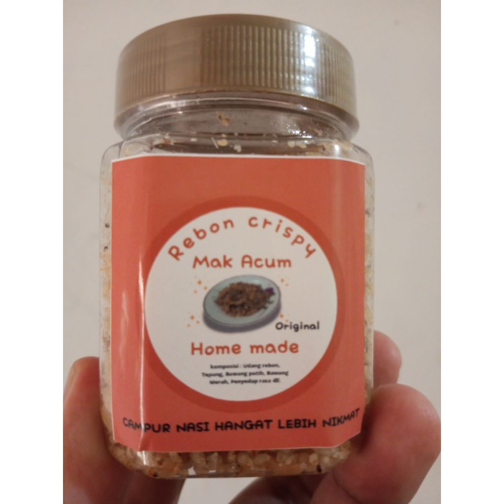 

Rebon Crispy Mak Acum/ikan asin crispy/cemilan ikan asin/lauk teman nasi/enak dan gurih..