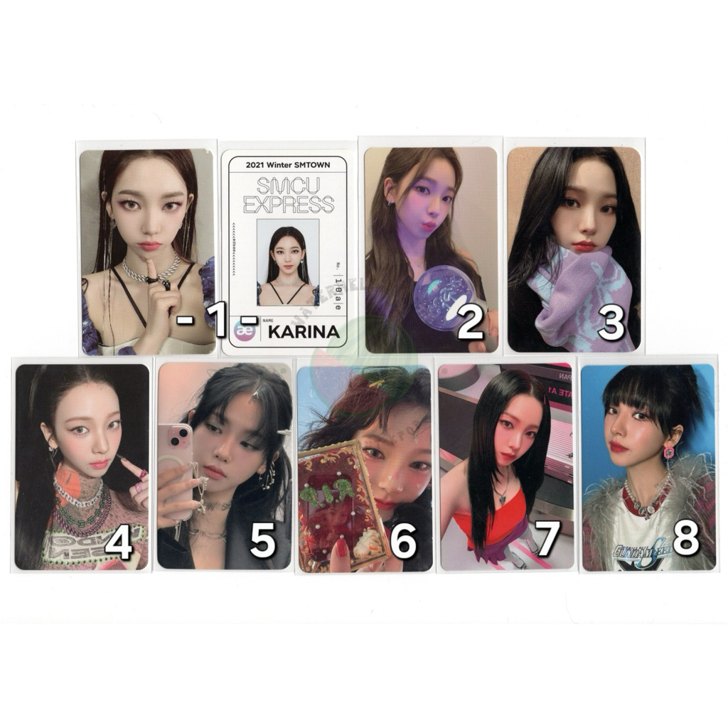 PC Photocard Official aespa Karina