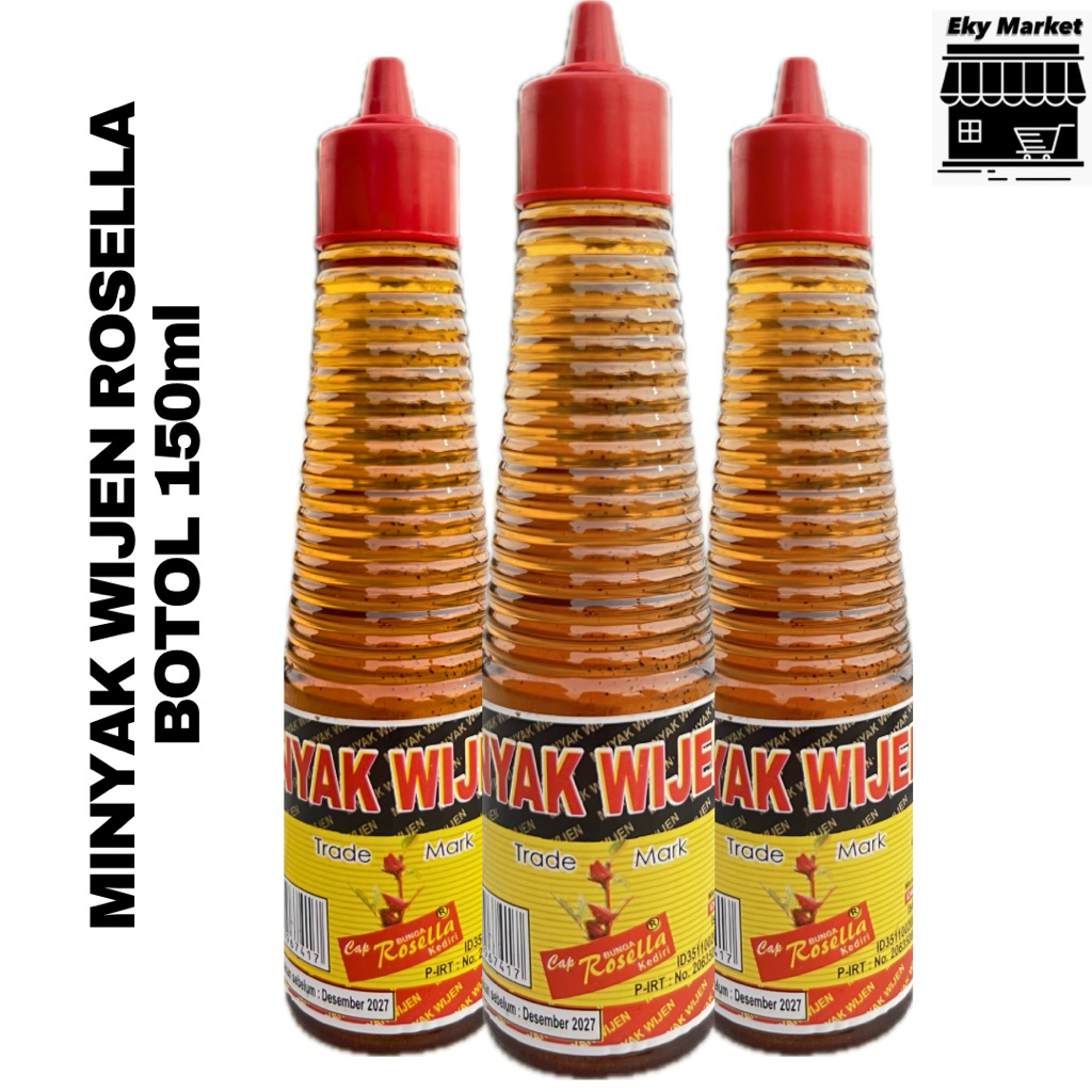 MINYAK WIJEN CAP BUNGA ROSELLA 150ml HALAL