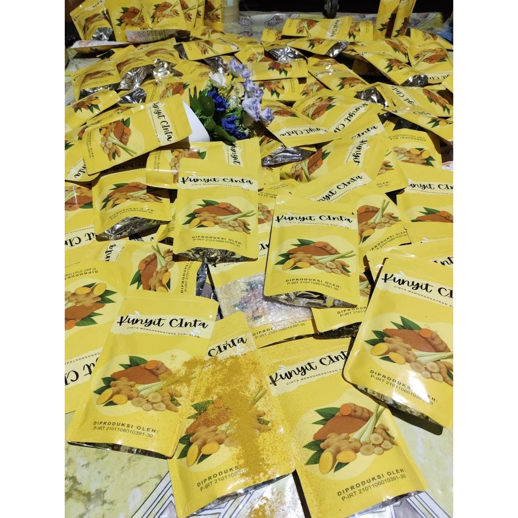 

50 PCS (PAKET USAHA KUNYIT CINTA) LEBIH HEMAT LEBIH UNTUNG SIAP KIRIM