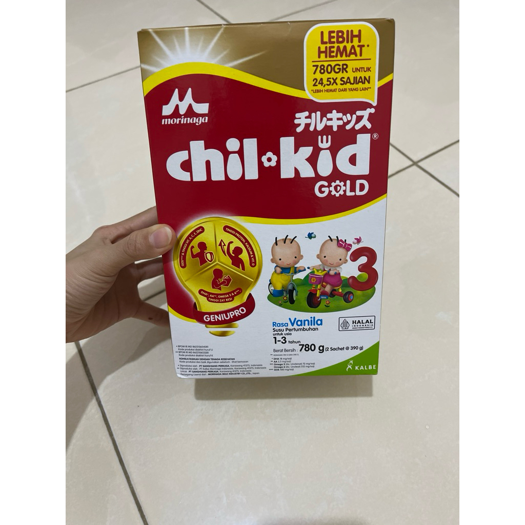 

MORINAGA CHILKID gold rasa vanila 780gr