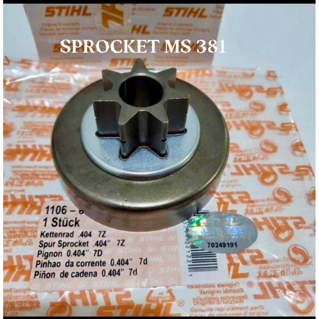 ChainSprocket MS 381 Spur Soroket MS 381 ORIGINAL