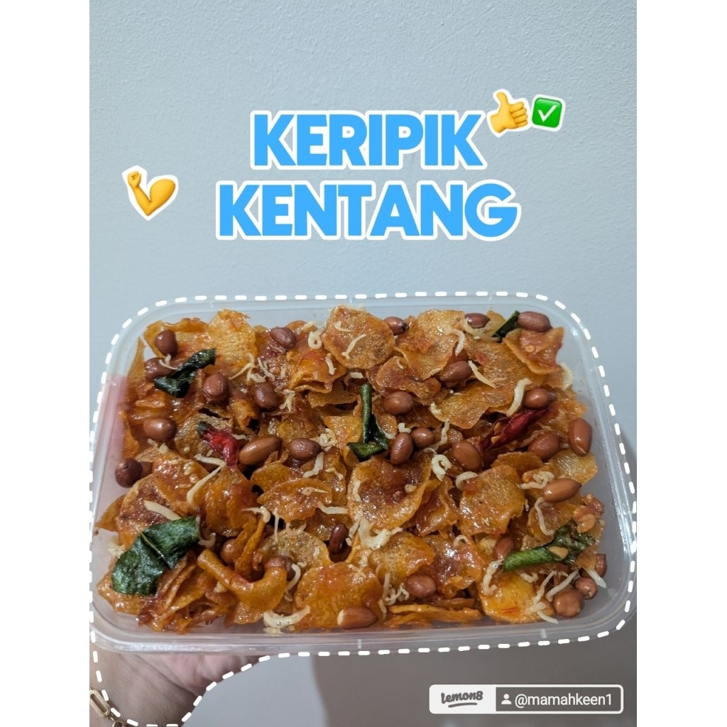 

Cemilan Keripi Kentang Daun Jeruk