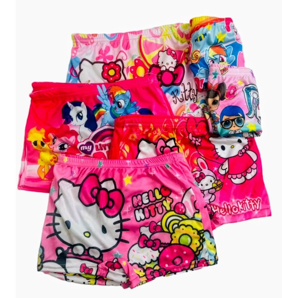 Promo Celana Boxer Anak Perempuan Murah Isi 3-6 Pcs/Boxer Anak Cewek/Celana Boxer Anak Perempuan