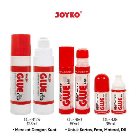 

Liquid Glue Lem Kertas Cair Joyko GL-R35 ~ R125