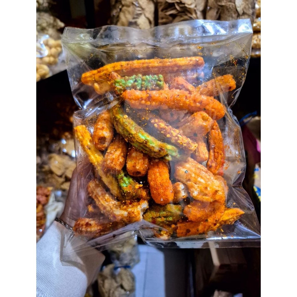 

SEBLAK KERUPUK PARALON 200GR PEDAS GURIH RENYAH SNACK CEMILAN MAKANAN