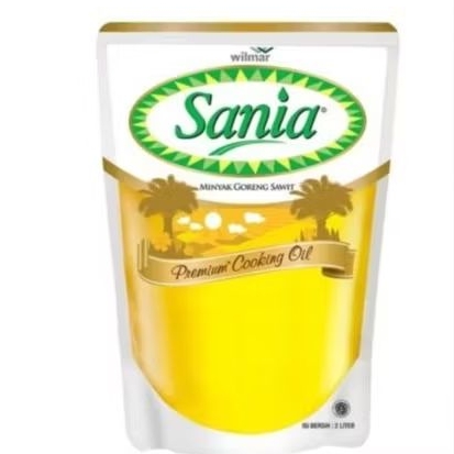 

sania minyak goreng 2L , 1 karton isi 6 ready stok