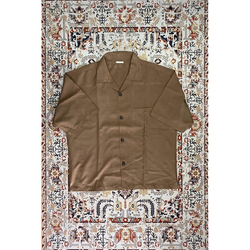 GU brown oversize shirt