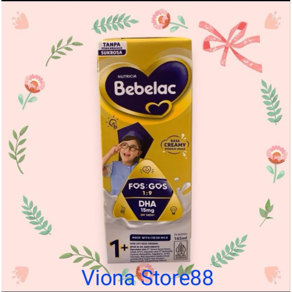 

Bebelac Susu Formula Cair Rasa Plain 165ml x 6 Bebelac UHT