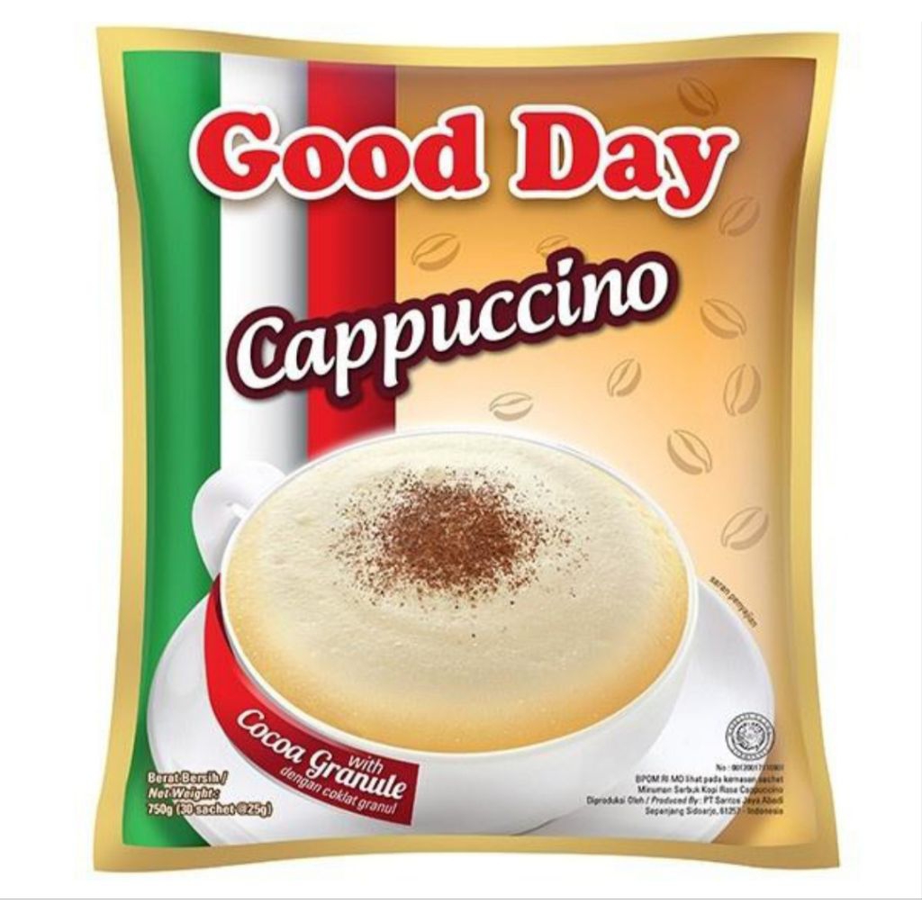 

Kopi GoodDay Cappuccino 10 Sachet 1 rtg