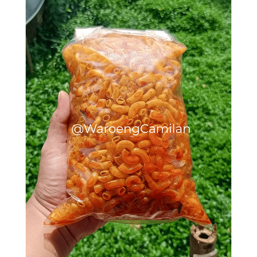 

Makaroni Pedas Daun JERUK 250 GR 500 GR 1kg Makaroni Kriuk Pedas