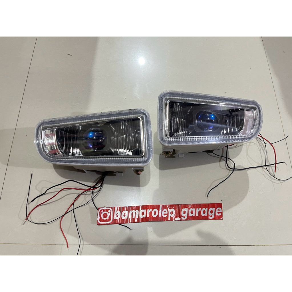 Foglamp Kijang Kapsul 2000-2002 Biled Matrix 1,5inch full bening