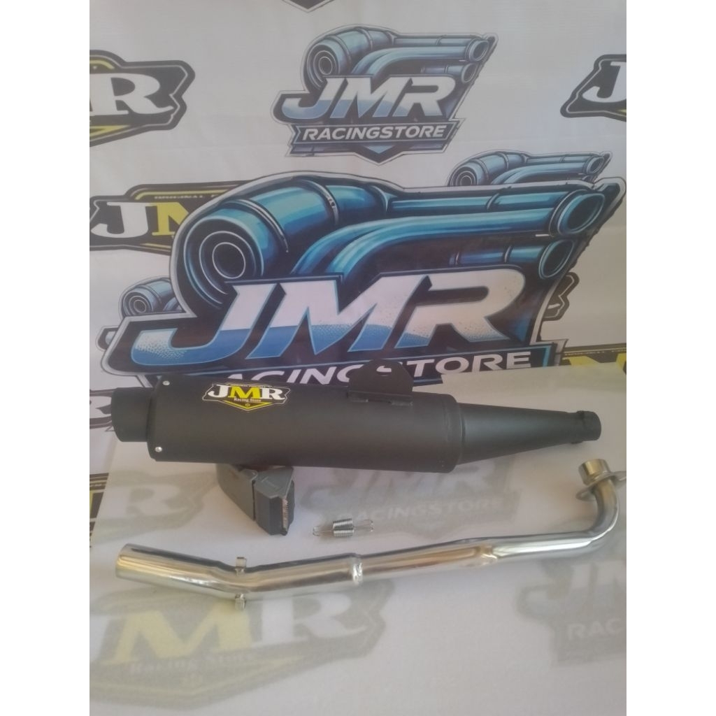 knalpot stugigi standar racing JMR termurah terlaris full bass adem Gerung Jupiter, Vega, Supra, sma