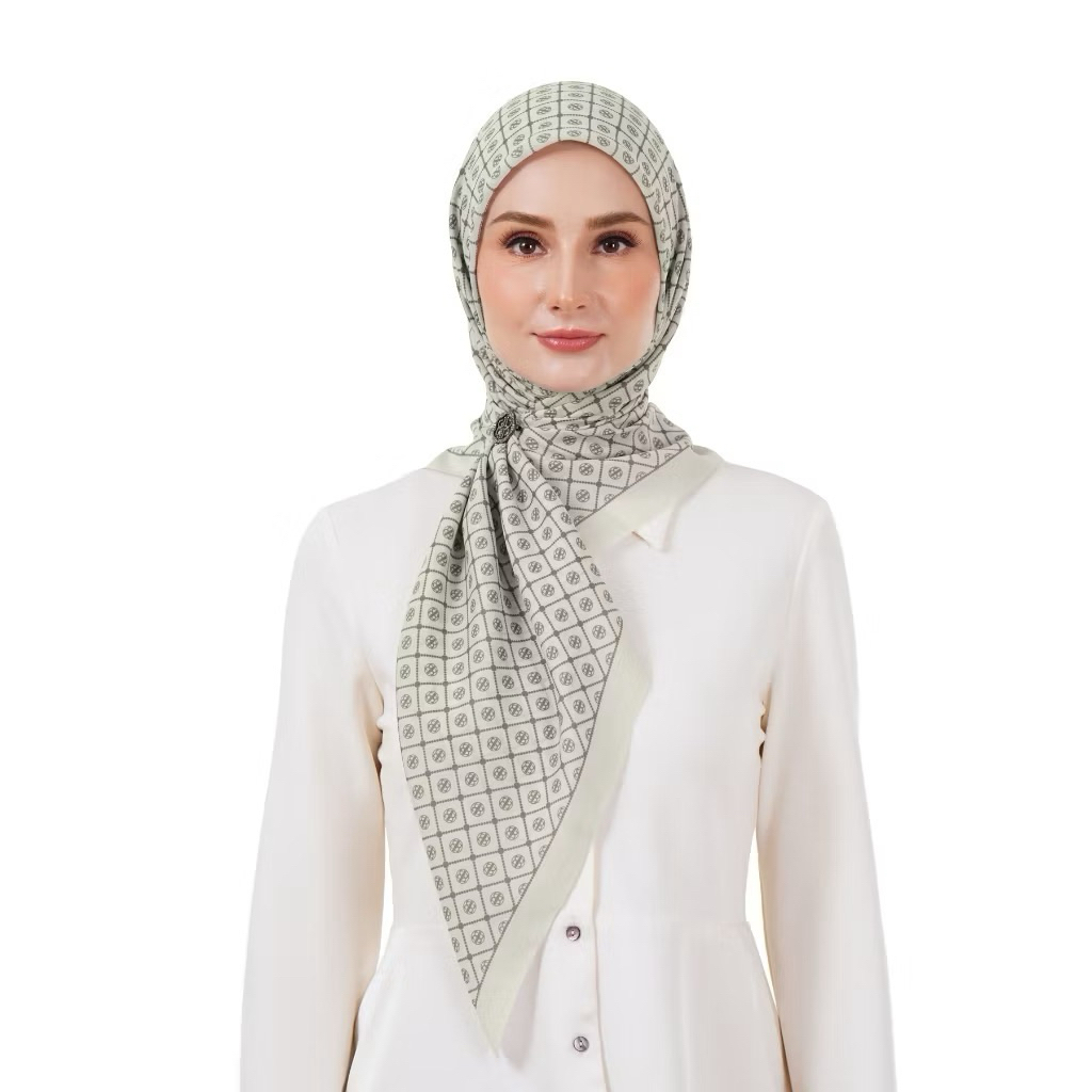 NEW Monogrid Scarf by Nada Puspita BUKAN PRELOVED