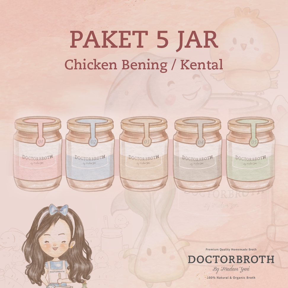 

Paket 5 Jar - Chicken Bening / Kental