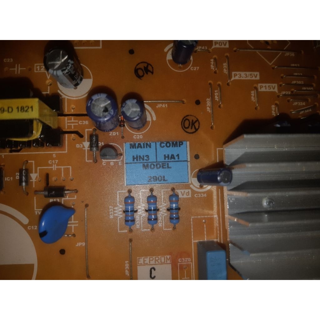 Modul Kulkas Hitachi Inverter 290L