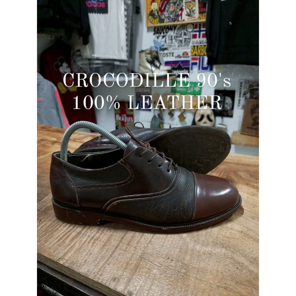 SEPATU CROCODILLE CASUAL 100% KULIT PRIA SECOND PRELOVED