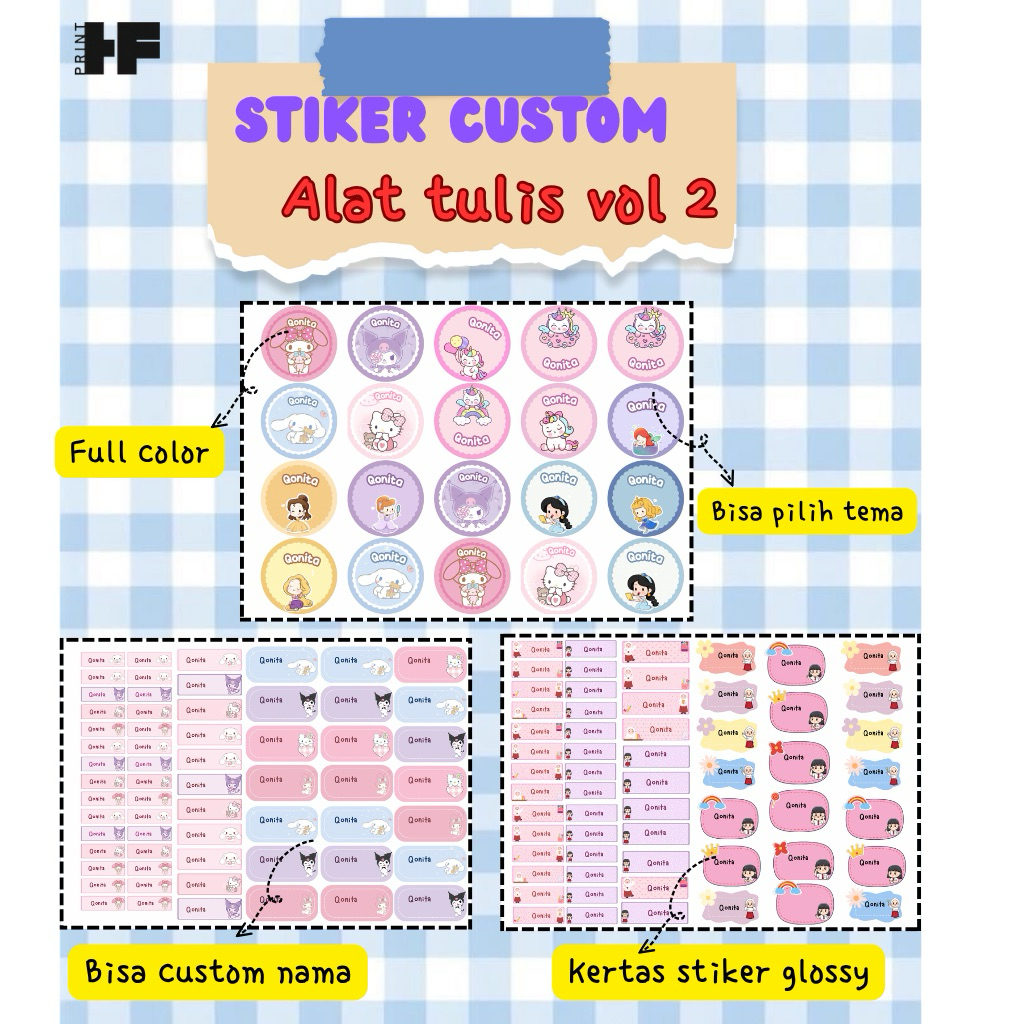 

STIKER ALAS TULIS CUSTOM NAMA VOL 2// STIKER CUSTOM NAMA ANAK