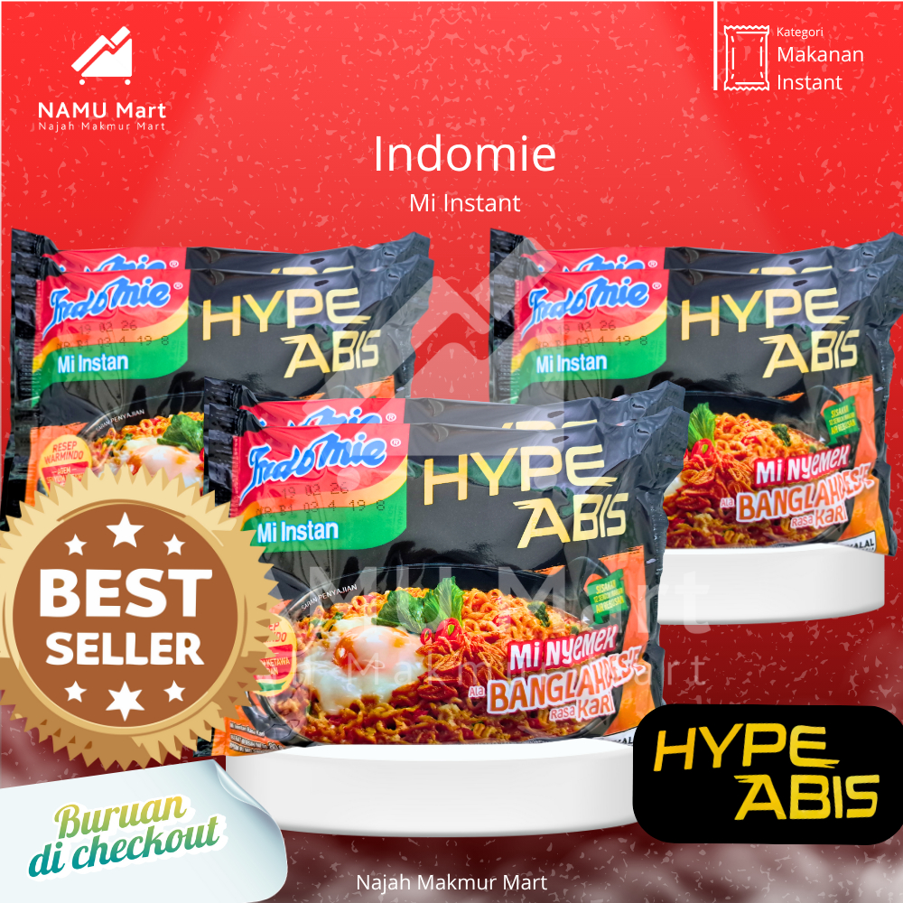 

INDOMIE HYPE ABIS-Mie Instan NYEMEK BANGLAHDES'E (Rasa Kari)