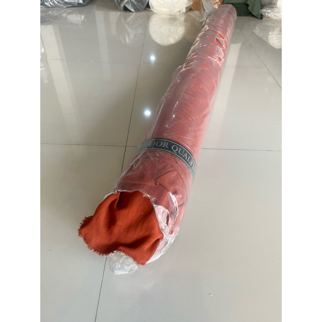 KAIN CRINKLE AIRFLOW PREMIUM QUALITY WARNA BATA 1 ROLL ISI 60 YARD