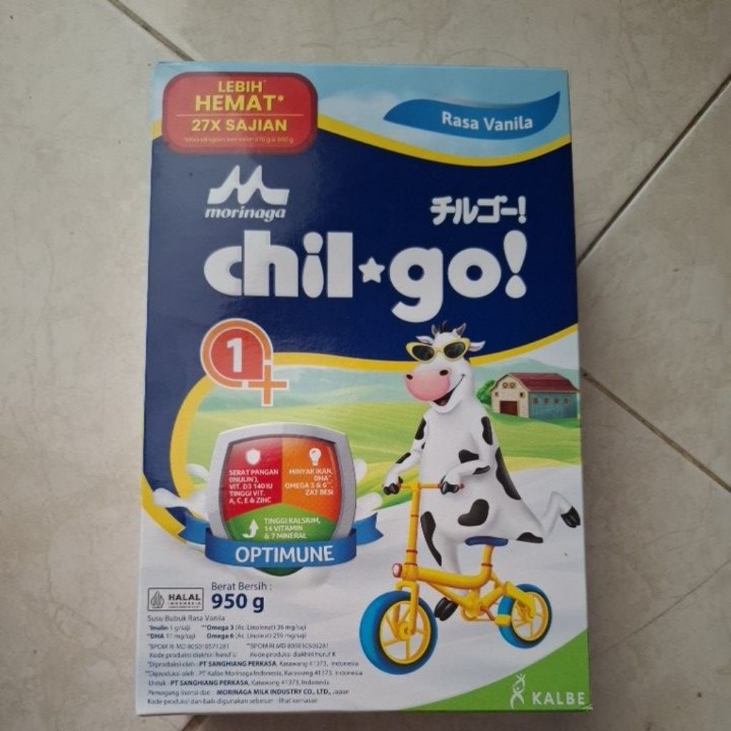 

SUSU CHIL GO 1+ 950 gram RASA VANILA