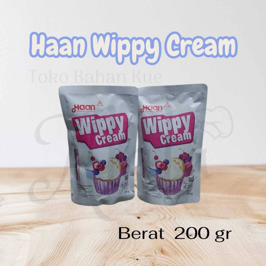 

Haan Wippy / Whippy Whipped Cream Toping Bubuk Instan Powder 200 gr